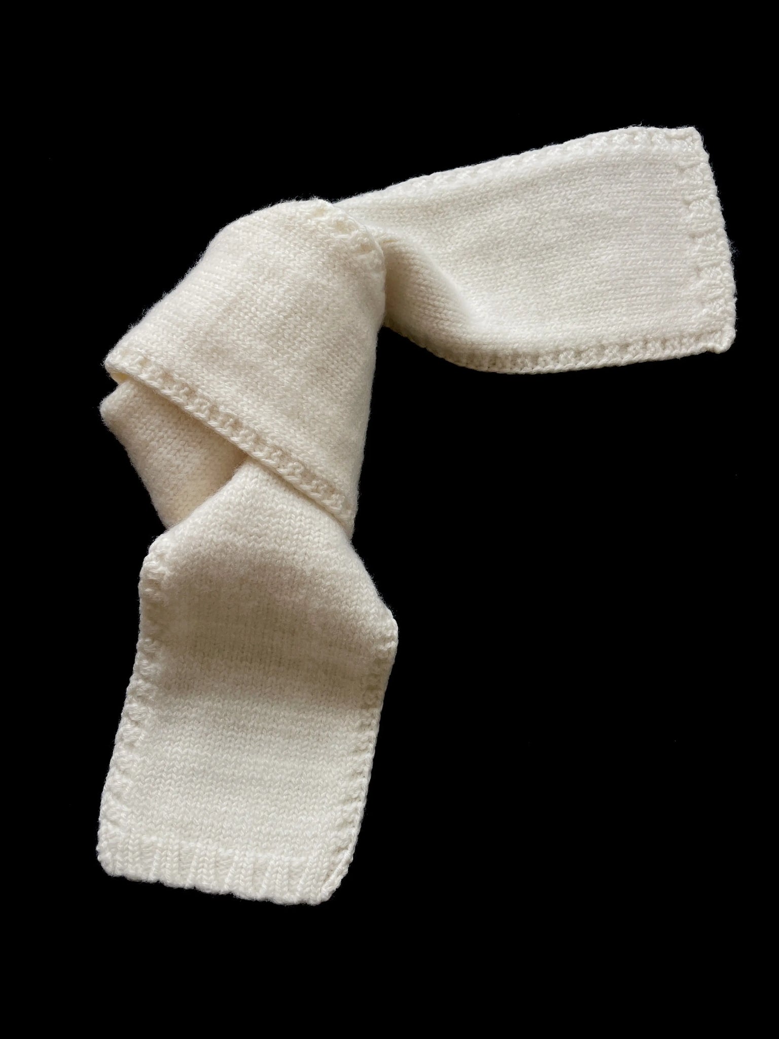 Scarf Boiled Wool, Off White PIEN STUDIOS