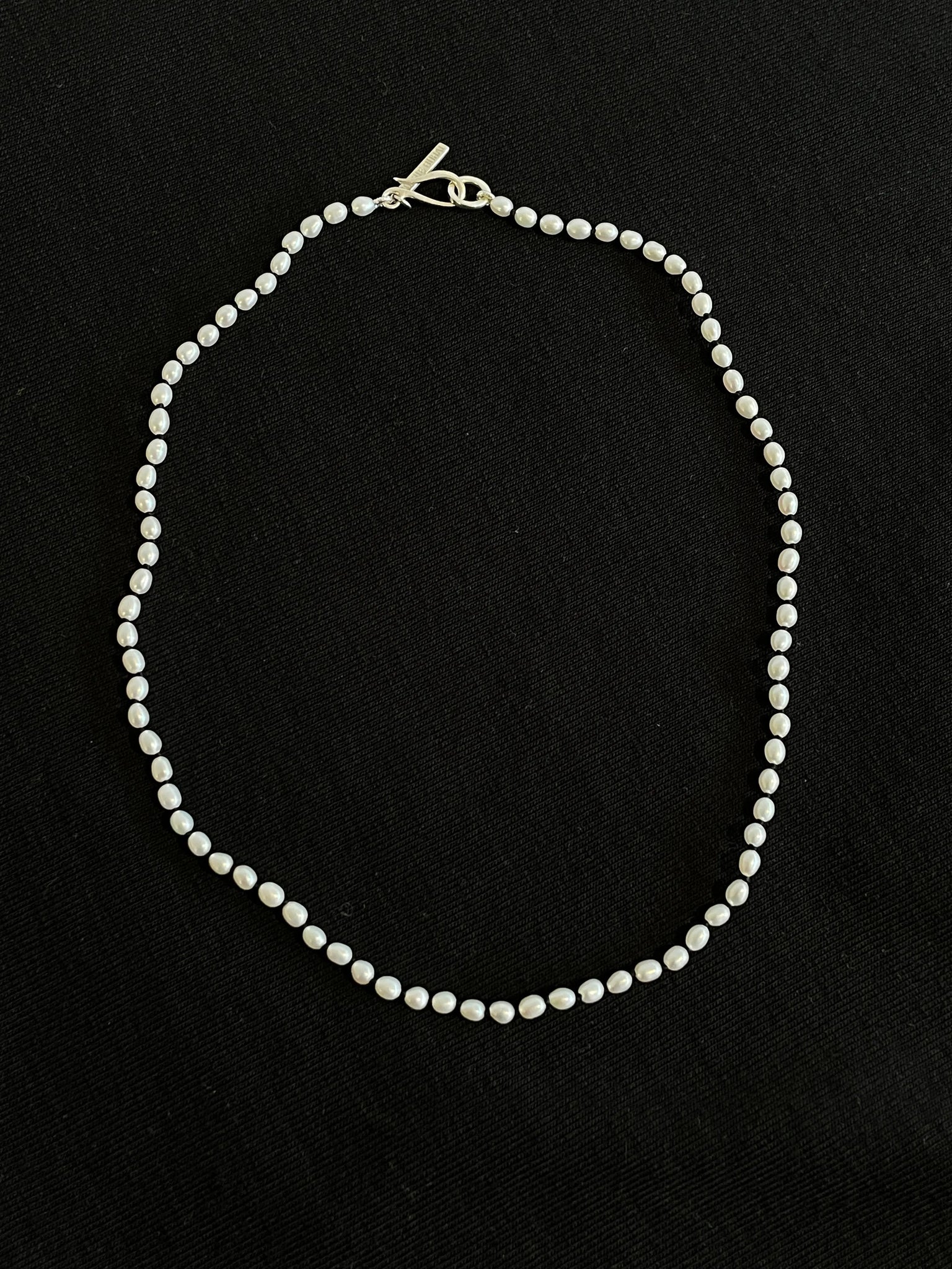 Tiny Pearl Collar, Silver SOPHIE BUHAI